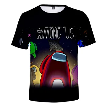

2020 New Summer Among Us men's 3D Printed kids T-shirt Anime Cartoon Game Boys and Girls fashion T-shirts Children's clothing