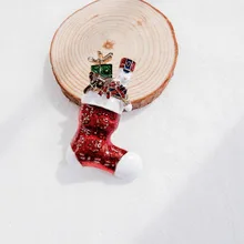 В европейском и американском стиле стиль рождественские украшения Одежда с мультяшными рисунками Санта Клаус брошь "Снеговик" Для женщин корсаж подарок на год