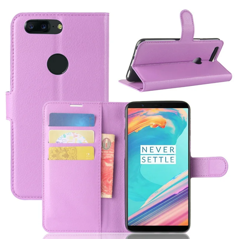 for OnePlus 5 A5000 Wallet Phone Case for OnePlus 5T 5 T A5010 Flip Leather Cover Case with Stand Etui Fundas case