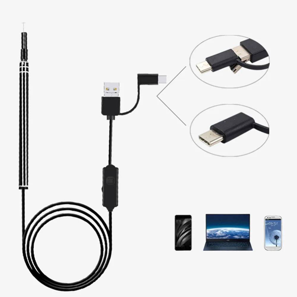 Новинка USB инструмент для чистки ушей визуальная ложка HD многофункциональная