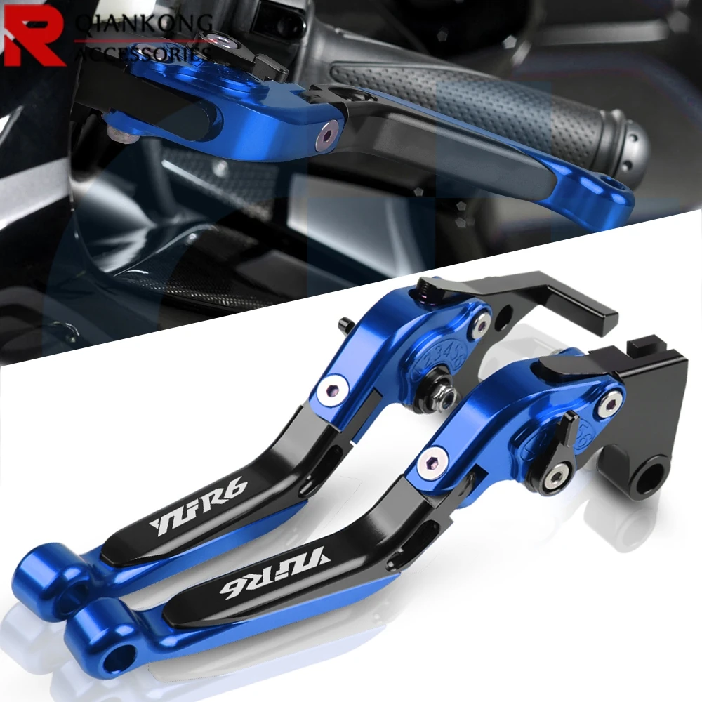 

FOR YAMAHA YZF R6 2005-2016 Motorcycle Adjustable Folding Extendable Brake Clutch Lever 2006 2007 2008 2009 2010 2011 2012 2013