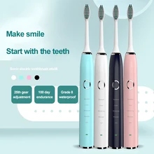 

IPX 8 Waterproof Electric Toothbrush For Adult Smart Magnetic Suspension Sonic Toothbrush 2000mah USB Charge Tooth Brush Brochas