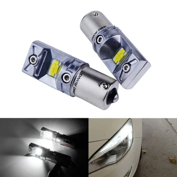 

ANGRONG 2x P21W 382 1156 BA15s CSP LED 10W Car Reverse Backup Turn Tail Light Bulb White