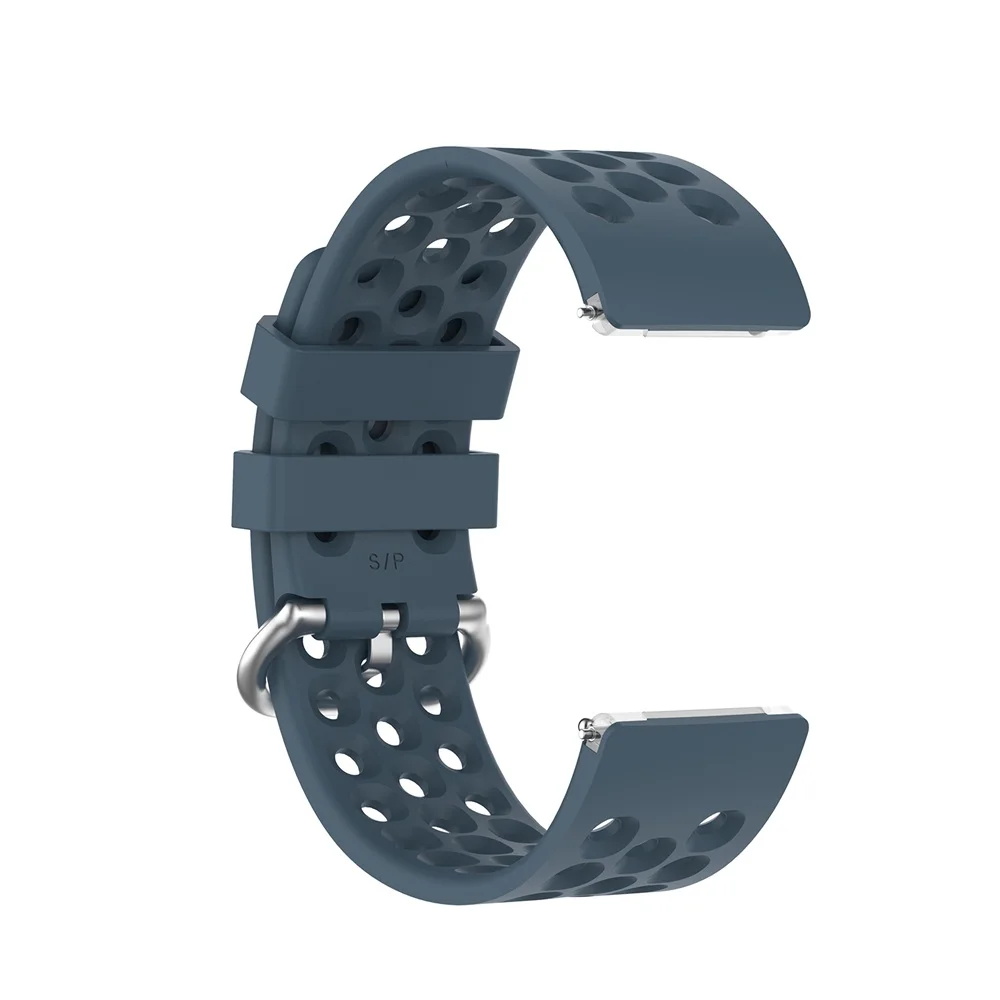 Спортивный силиконовый ремешок для Fit bit Versa 2 Смарт-часы браслет для Fitbi t Versa2 Сменные аксессуары - Цвет: dark grey