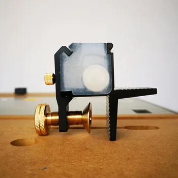 

Aluminum Alloy Universal Dovetail Saw Guide Woodworking Tool Durable Threaded High Accuracy Joinery Cutting Fixing