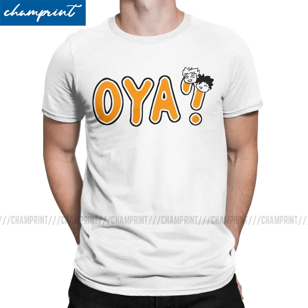 Haikyuu Oya Мужская футболка аниме Bokuto волейбол манга Винтажная с коротким рукавом