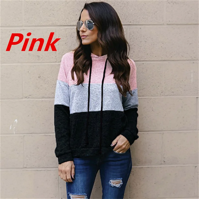 S-5XL Autumn Winter Hoodie Woman Hooded Hoodie Sweatshirts Korean Oversized Harajuku Hip Hop Plus Size Patchwork Sweatshirt