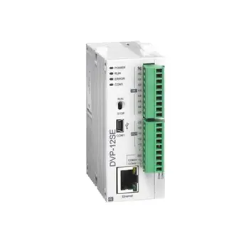 

Delta SE series PLC programmable controller DVP12SE11R DVP12SE11T NPN transistor 8DI 4DO 3 COM Mini USB/RS485x2/Ethernet