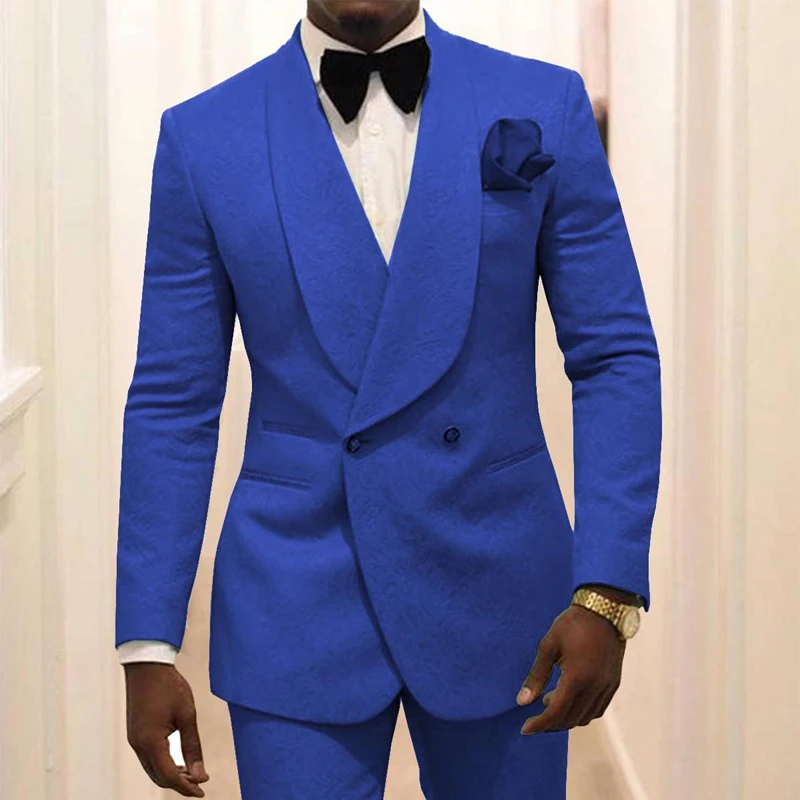 Mint Green Floral Slim Fit Mens Suits with Double Breasted for Wedding Groom Tuxedo 2 Piece Set Jacket Pants Singer Prom Stage
