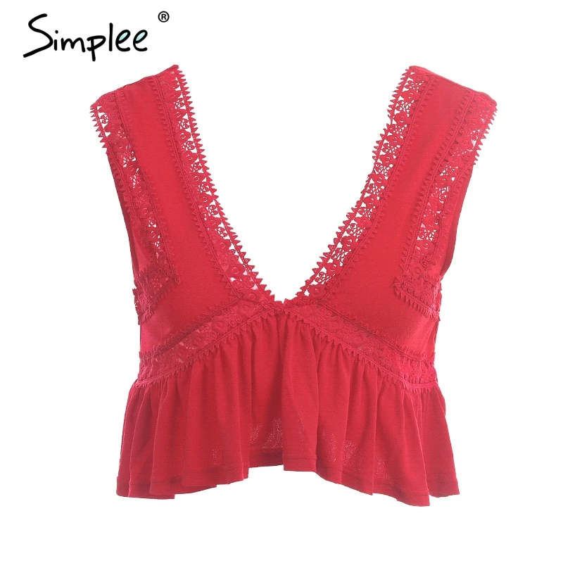 Женская желтая короткая рубашка Simplee с рюшами привлекательная шифоновая