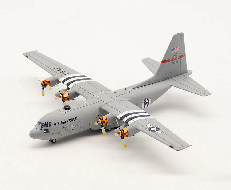 Fine 1/200 готовая воздушная C-130H транспортная модель из сплава Коллекционная модель