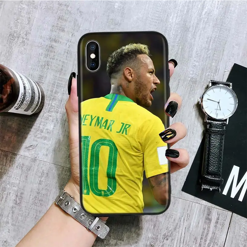 BA148-5 Черный чехол для телефона Neymar с футбольным плеером для Apple IPhone 11 Pro XS MAX XR 7 8 6 6S Plus X 10 Ten 5 5S SE Coque Shell - Цвет: BA148-5