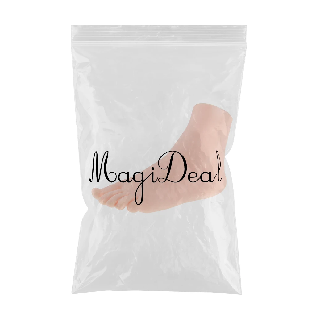 21cm Lifesize Female Left Foot Mannequin Sandal Shoes Sock Ankle Chain Display Model Holder Rack for Shop Use