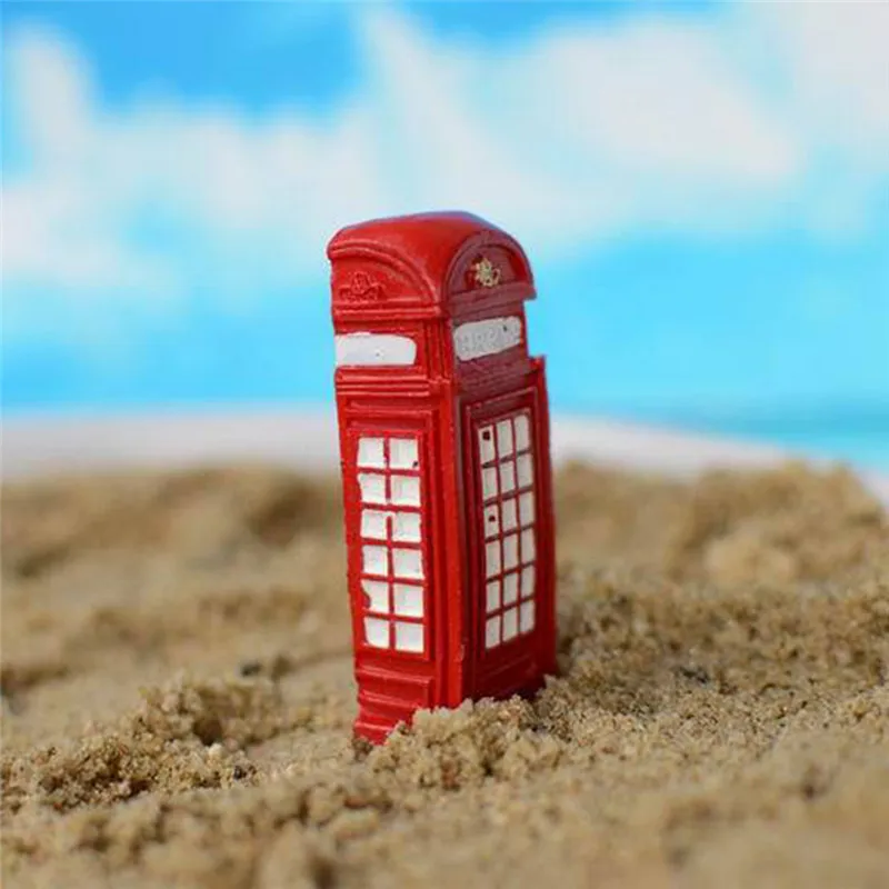 Lychee Red Postbox песок настольные аксессуары современный стиль миниатюрные из полимерной смолы фигурки подарок сад домашние украшения для комнаты коллекция