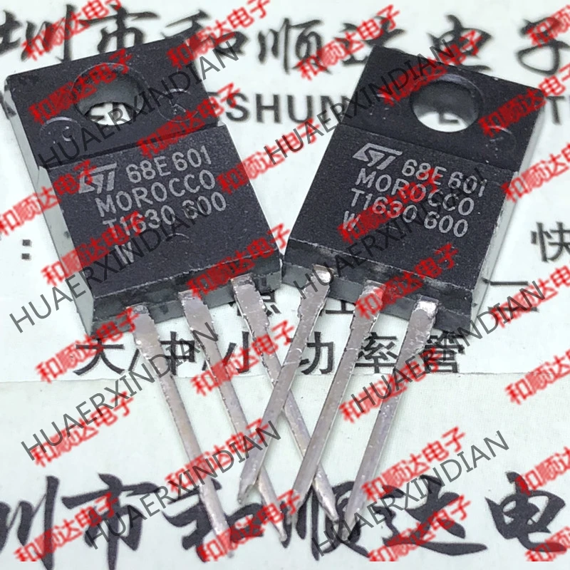 5 шт., новые оригинальные кнопки T1630-600W TO-220F 600V