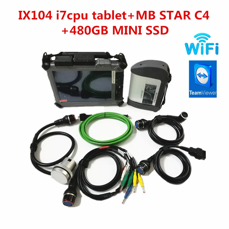 MB STAR C4 sd connect ix104 i7cpu 4 Гб планшет установка V2019.12 полное Программное обеспечение X