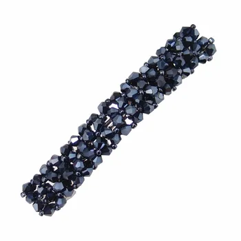 

2Pcs Bling Crystal Hairpins Headwear for Women Girls Rhinestone Hair Clips Pins Barrette Styling Tools Accessories 6 Colors