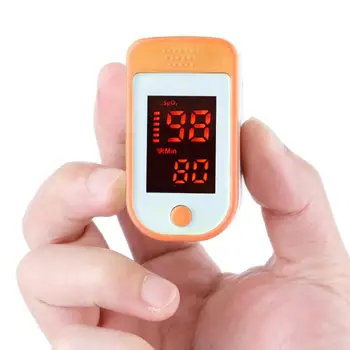 

Blood Oxygen Cardiometer Fingertip Pulse Oximeter LED Sleeping Monitor Cardiotach Ometer Heart Rate Monitor without Battery