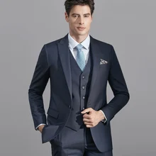 Повседневные мужские костюмы из 3 предметов, мужской деловой костюм, новые Женихи, мужские свадебные костюмы, разные дизайны