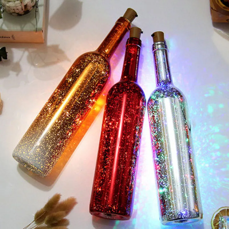 cork bottle light