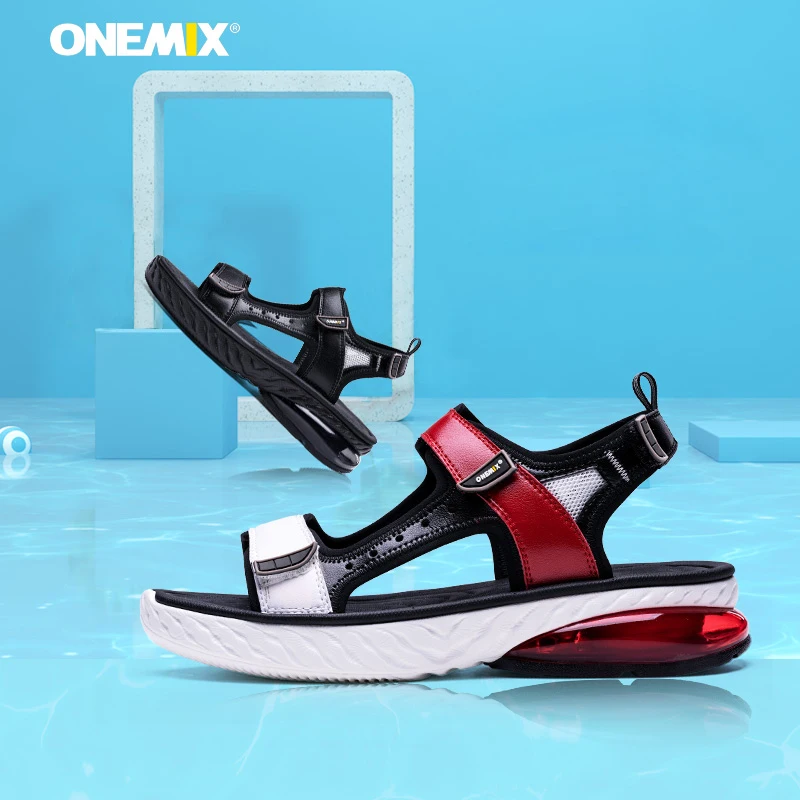 

ONEMIX Summer Shoes Beach Sandals Men Lightweight Casual Gladiator Men's Sandals Roman Flip Flops Flat Sandals Men Outdoor Shoes
