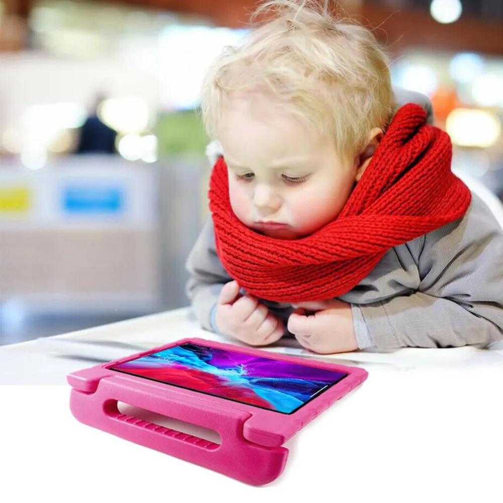 Kids Shockproof Case For iPad Pro 12.9 inch 2020 EVA Cover Handle Stand Case For iPad Pro 11 2020 2018 Tablet Cover for Children (8)