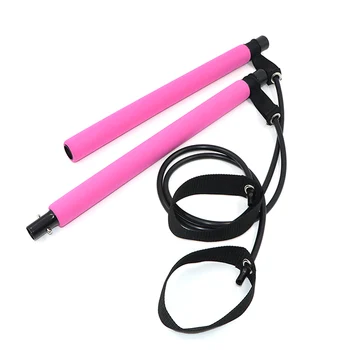 

Hot Selling Multifunctional Pilates Rod Chest Expansion Fitness Strap Rod Abdominal Resistance Puller