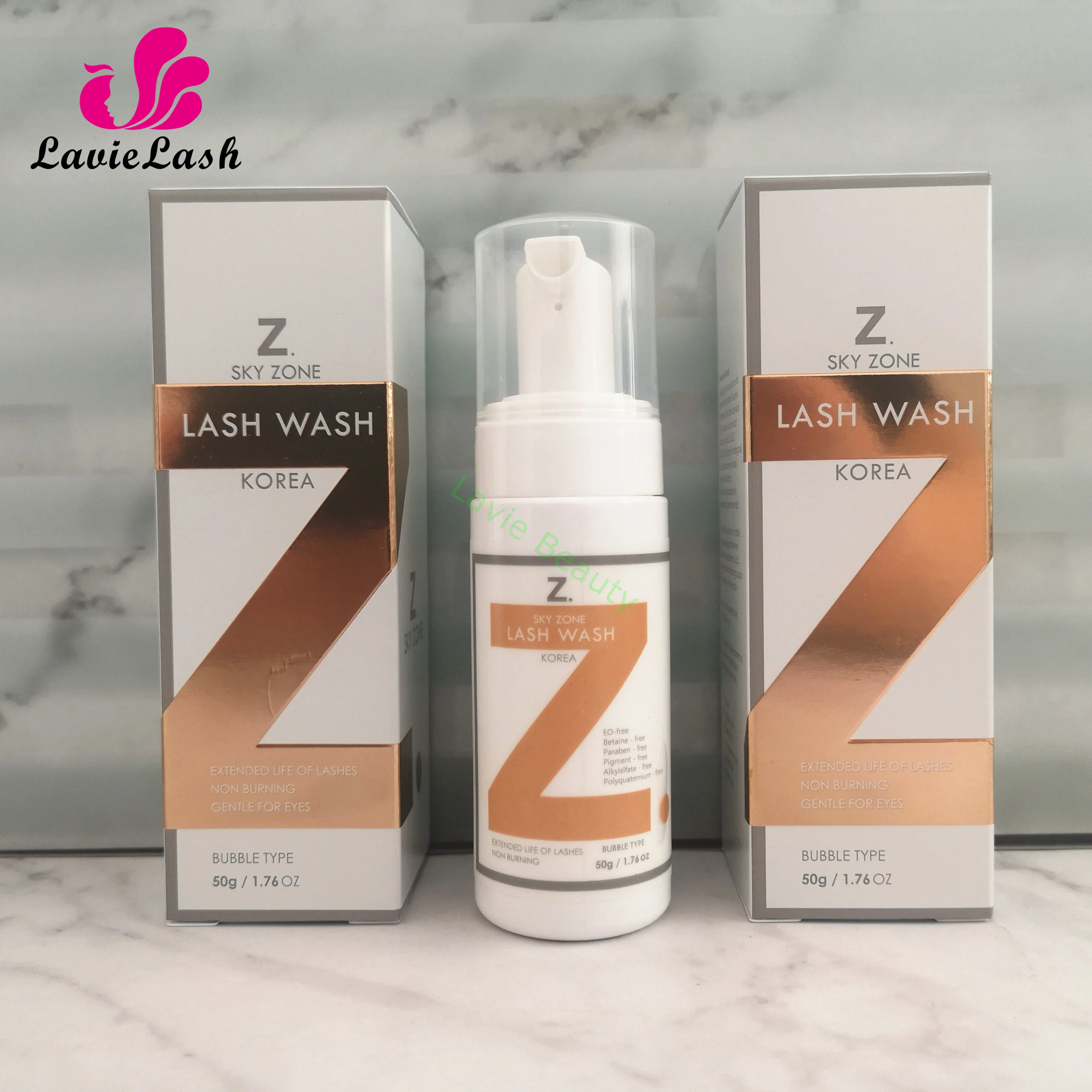 1pcs Original Korea Eyelash Extensions Foam Sky Zone Lash Wash 50g