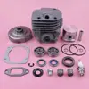 50mm Cylinder Piston Top End Rebuild Kit For Jonsered 2065 2165 2071 2171 Chainsaw w Sprocket Rim Needle Bearing Oil Seal Gasket 1
