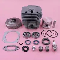 50mm Cylinder Piston Top End Rebuild Kit For Jonsered 2065 2165 2071 2171 Chainsaw w Sprocket Rim Needle Bearing Oil Seal Gasket 1