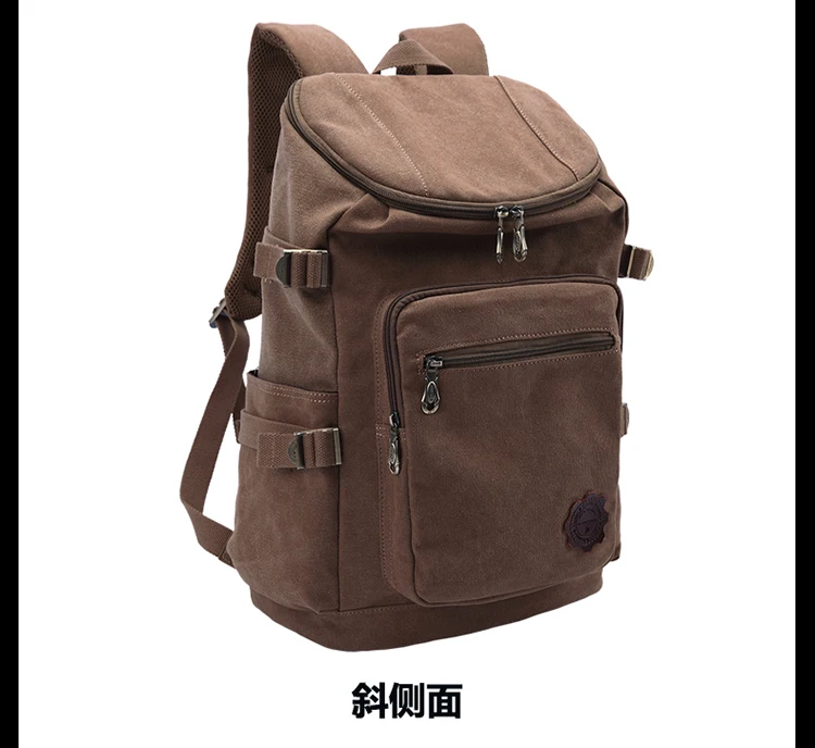 Groe Kapazitat шуттером Tasche Herren поездка Leinwand рюкзак унисекс Taschen мехом для подростка Schule Rucksacke