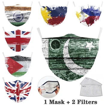 

Face Mask Mascarillas Against Pollution Breathable Men's and Women's Butterfly Print Dustproof Windproof Smog PM2.5 Face Cover