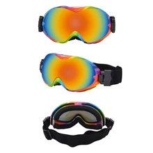 Лыжные очки двухслойные сферические ветрозащитные противотуманные наружные альпинистские спортивные защитные очки