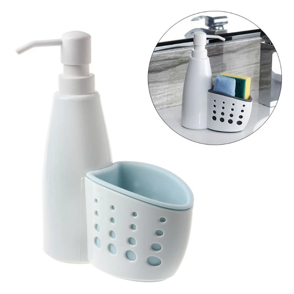 Многофункциональная коробка для хранения жидкого моющего средства для кухни и ванной комнаты, стойка для чистки губки, держатель для мыла