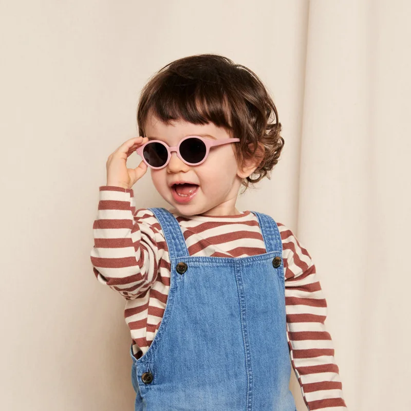 Polarized TPEE Infant Baby Sunglasses 0-12 Months Kid UV Proection Sun Baby Glasses 6 Month Baby Sunglasses