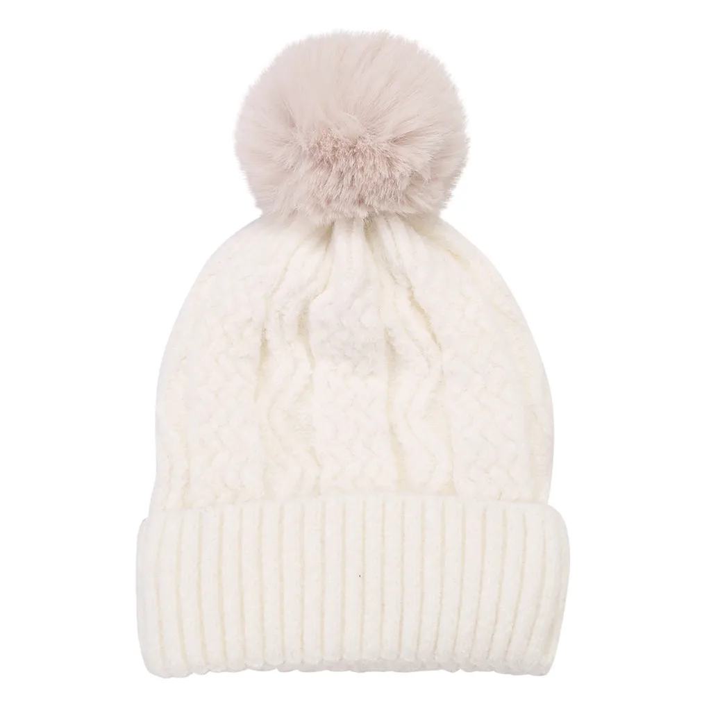 New Ear Protect Cap Winter Hats Women Beanies Girls Keep Warm Winter Casual Knitted Hat Wool Hemming Hat Ski Hat шапка кепка