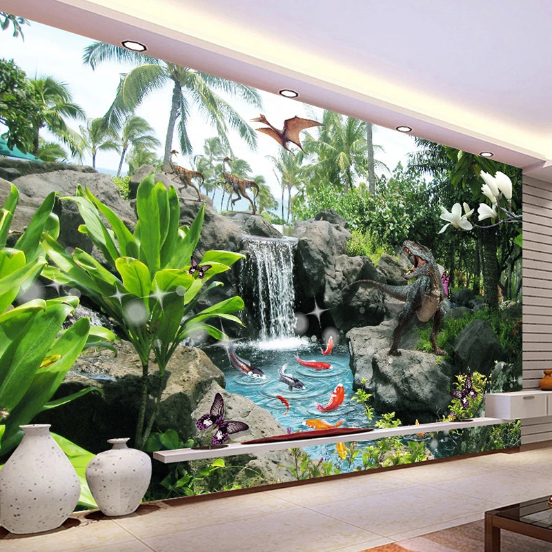 Custom-Photo-Wall-Paper-3D-Park-Landscape-Dinosaur-Background-Wall-Decor-Painting-Living-Room-Sofa-TV