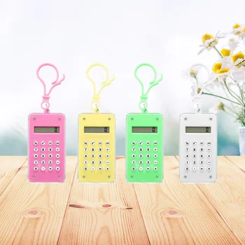 

Creative Candy Color Mini Calculator Cute Simple Portable Mathematics Learning Stationery for Primary School (Random Color)