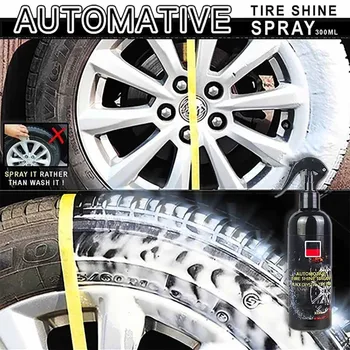 

Tyre Gloss Interior Cleaner Tire Wax Paint Household Cleaning Agent Car Wheel Cleaning Car Tire Cleaning Agent Tire Polish ##3