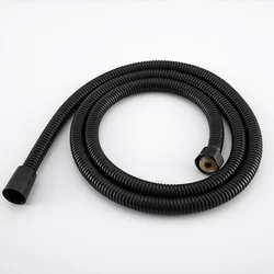 Matt Black 1.5m 2.0m Shower Hose Bathroom Handheld Showerhead Hose Bathroom Water Pipe Extension Stainless Steel