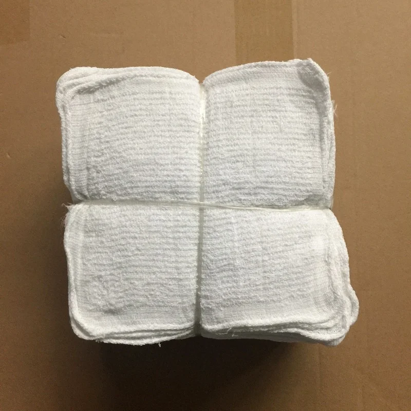 Tanio 10 sztuk/paczka jednorazowe biały mały ręcznik 20*20cm