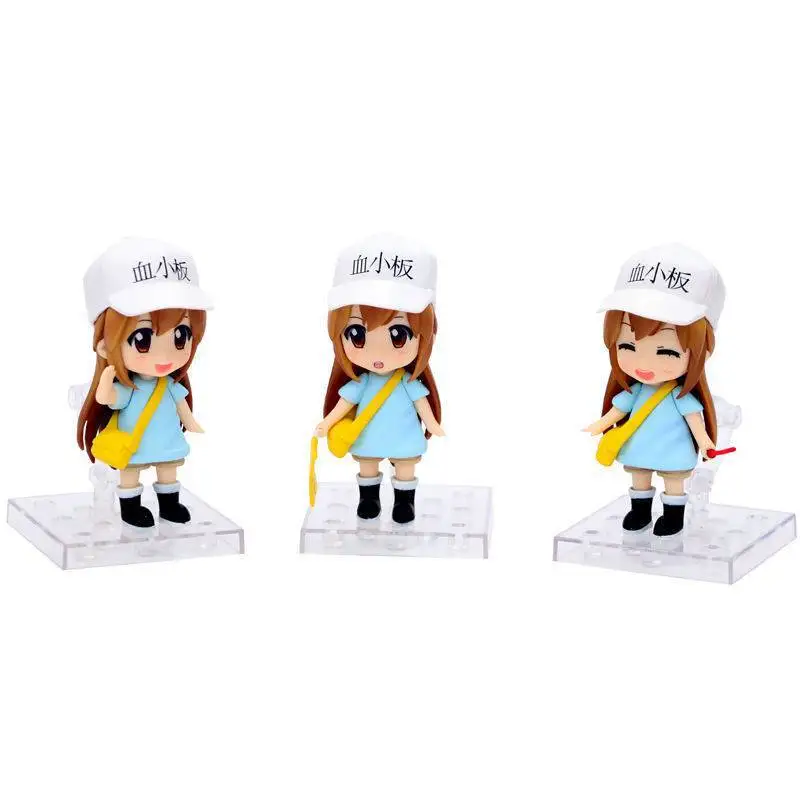 Hataraku saibou anime plaqueta kesshoban células no trabalho bonito 3  células no trabalho figura de ação brinquedos presente natal para crianças  meninas - AliExpress