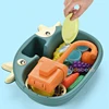 Kids Kitchen Toys Simulation Electric Dishwasher Pretend Play Mini Kitchen Food Educational Summer Toys Role Playing Girls Toys 5