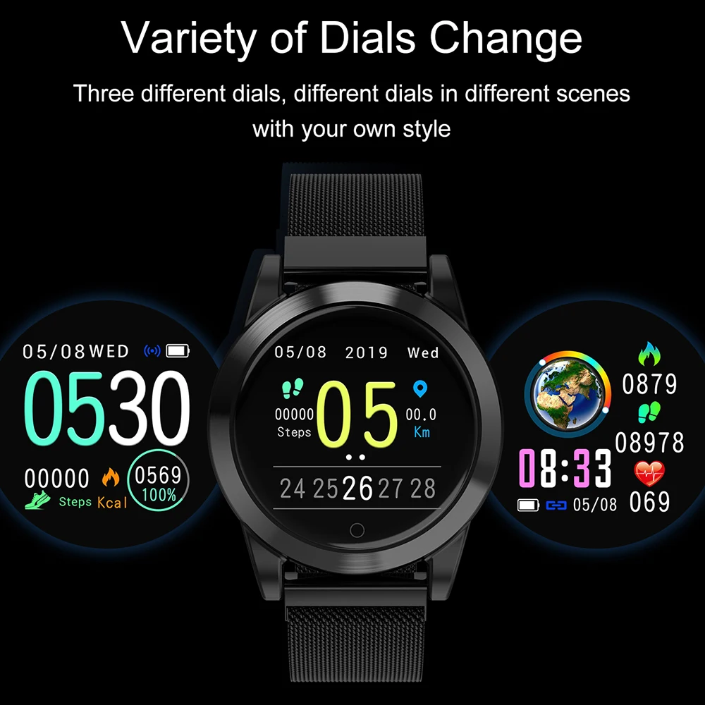 AK19 smart bracelet blood pressure round heart rate monitor Sport watches IP68 Waterproof Fitness Tracker Smart watch smart band AK19 smart bracelet blood pressure round heart rate monitor Sport watches IP68 Waterproof Fitness Tracker Smart watch smart band