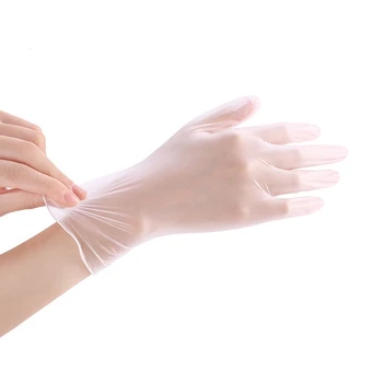 

Multi-functional Disposable PVC Gloves Thick Food-grade Transparent Gloves Waterproof Dust-proof Gloves Multi-size Optional