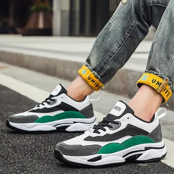 

Men's Casual Shoes Fashion Sneakers For Men Flat Shoes Trend Comfort Shoes Men's Breathable Mesh Movement Tzapatos De Hombre