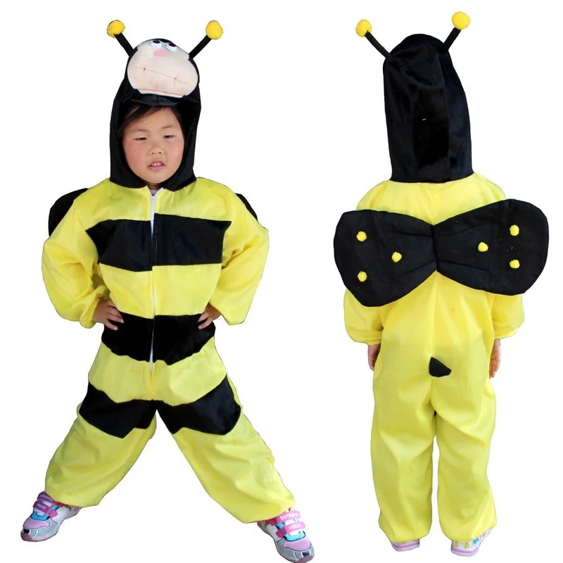 

Cartoon Bee Animal Role Playing Stage Children Gifts Clothes Boy Girl Cosplay Halloween Costume