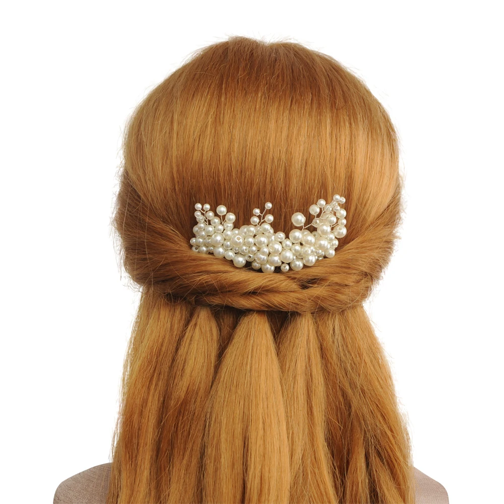 BUFEI HP118 свадебные аксессуары для волос шпильки свадебные шпильки для волос для женщин Свадебные расчески для волос заколки для волос аксессуары для волос повязка на голову
