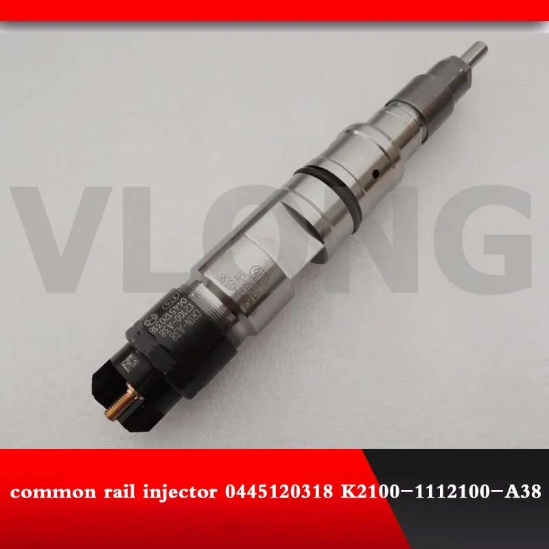 Инжектор common rail 0445120318 K2100-1112100-A38 для YUCHAO YC6K EUR4