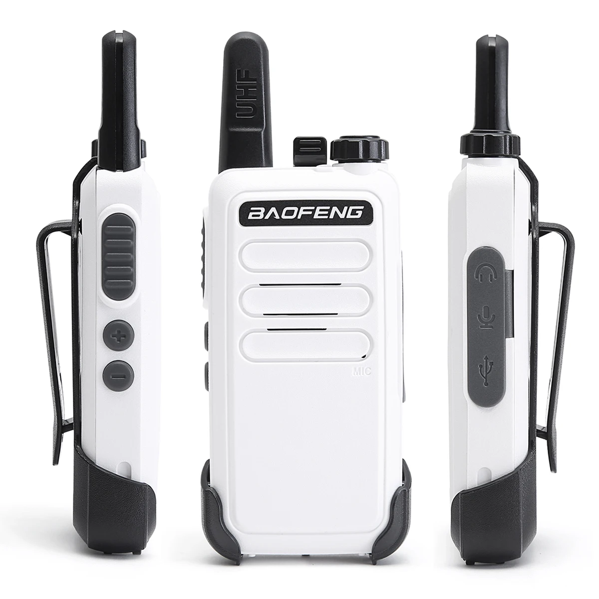 4 шт. Baofeng BF-C9 мини-рация 400-470 МГц UHF двухстороннее радио портативный VOX usb зарядка добавить usb кабель